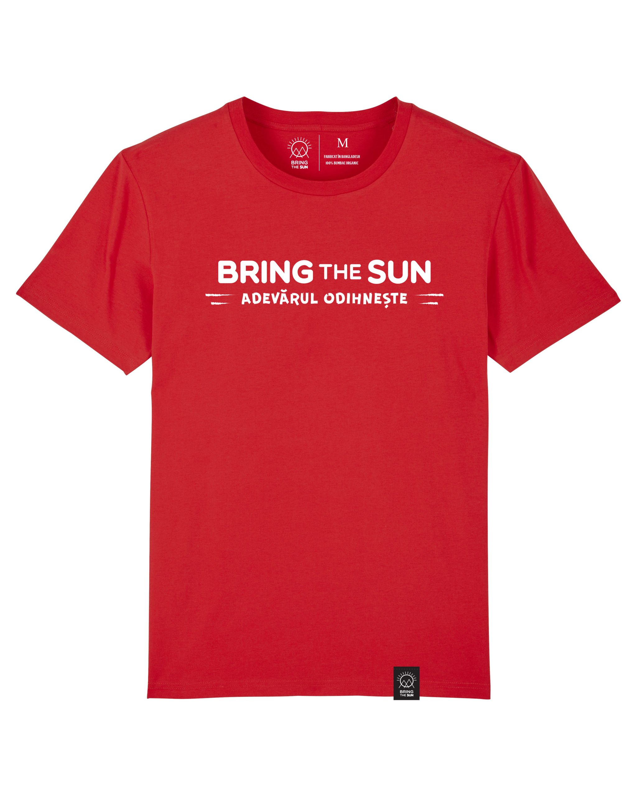 Tricou UNISEX Roșu ”Adevăr”